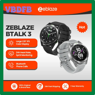 VBDFB New zeblaze btalk 3 สมาร์ทวอทช์ ultra hd ips display โทรศัพท์บลูทู ธ 24h health 100 โหมดกีฬา smartwatch สําหรับผู้ชายผู้หญิง CVBHE