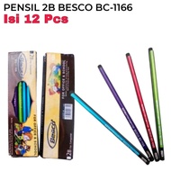 12 Pcs 2B Pencil Besco Bc-1166/2B Pencil/Pencil Pencil