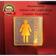 Aluminium LED Light Sign (Women Restroom)