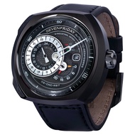 SEVENFRIDAY Q3 日期顯示自動上鍊機械錶-黑/44*50mm