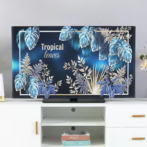 New Fashion Television Cover Dust Cover Hanging 32 39 43 50 55 65 75 80 Inch Dustproof and Sun Prote