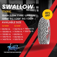 SWALLOW TYRE URBAN GRIP SC109F SC109R TUBELESS / URBAN GRIP SC109F SC109R TUBELESS SWALLOW TYRE Acce