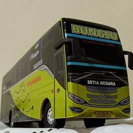 Miniature Bus Toy Bus Setia Country bungsu Bus Toy