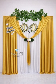 Paket Dekorasi Lamaran 3x2.2M Lengkap Murah | Backdrop Engagement wedding