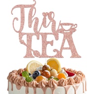 LANKBACK Thir-tea Cake Topper Tea Theme 30th Birthday Party Decoration Happy 30th Birthday Cake Deco