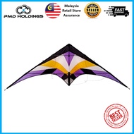 ✔Ready Stock✔ 2.4m Albatross Crystal Trick Stunt Kite PC33 2 Line Dual Lines Professional Acrobatic 