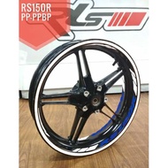 Stiker Rim RS150R Blue