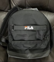 (全新）FILA 黑色實用背包, 連原裝吊牌, 尺寸：48cm x 40cm