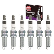 6 pc NGK Ruthenium HX Spark Plugs compatible with Mercedes-Benz S350 3.7L V6 2006