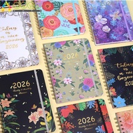 SUVE 2026 Planner, Jan.2026 - Dec.2026 Agenda Calendar 2026, Weekly and Monthly Monthly Tabs A5 Coil