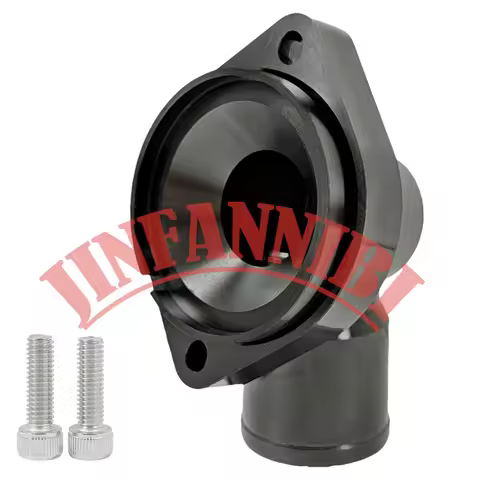 For GM LS Engine Swivel Thermostat Housing Water Neck 90° 1.5" Aluminum LS1 LS2