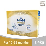 NAN OptiPro HW Three Infant Milk For Children 1 - 3 Years Old 1.4kg