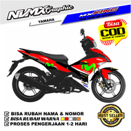 STIKER FULL BODY DECAL MX KING MONSTER ENERGY/STIKER VARIASI MX KING MERAH