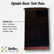 Sajadah Besar Polos / Sajadah Polos Tebal / Sajadah Jumbo / Sajadah Turki / Oleh oleh Haji Umroh