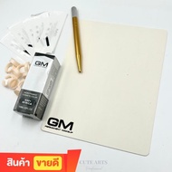 3D/6D Eyebrow Tattoo Practice Set Gold Orange Paint Handle Smooth Leather Gm 18f Color Ring