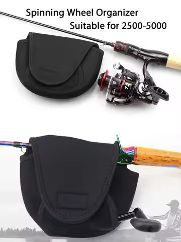 Thickened Fishing Reel Protective Cover, Baitcasting Reel Bag, Spinning Reel Storage Bag, Fishing Re