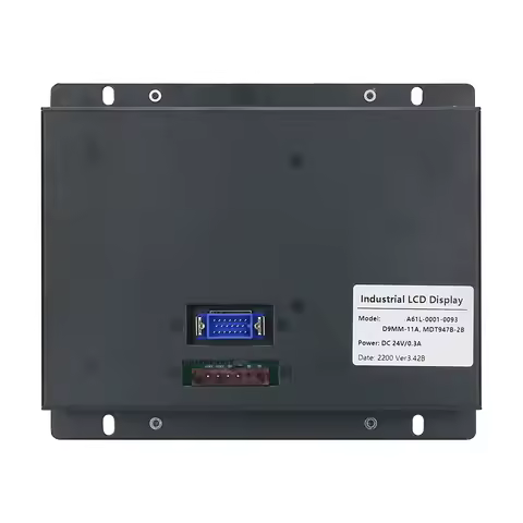 A61L-0001-0093 D9MM-11A 9 Inch LCD Monitor Replacement For CNC System CRT With Stainless Steel Case 
