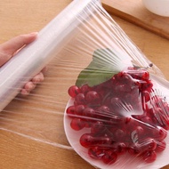 1 Roll Cling Film Clear Plastic Sealer Fruits Vegetables Fresh-keeping Film Wrap Food Cover 30m/50m