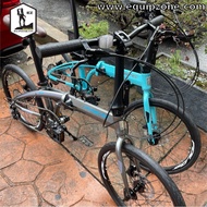 CROSSTEC REVO Folding Bike 451 (20inch) 12 speed Shimano Deore