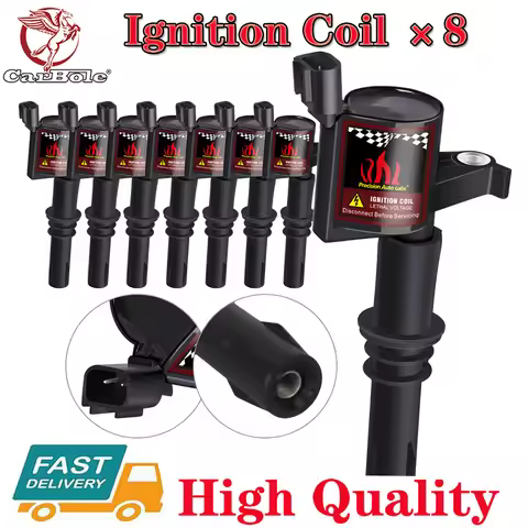 8 PCS Ignition Coils Pack For Ford F150 F250 F550 2004 2005 2006 2007 2008 5.4L V8 6.8L V10 High Qua