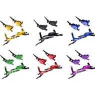 Popular- High-End Four-Piston Oil Brake Oil Disc Mountain Bike Hydraulic Disc Brake Bilateral Brake 