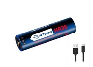 {MPower} Jetbeam 18650 3500mAh Type-C USB 3.6V Protected Li-ion Lithium Battery 保護電路 帶保護板 鋰電池 充電池 - 原裝行貨