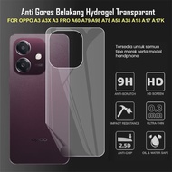 Rear Hydrogel OPPO A6 A5 PRO A60 A3 PRO A3X A3S A1K A11K A12 A15 A15S A16 A16K A16E A17 A17K A18 A31