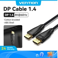 Vention 8K DP Cable 1.4 Version 32.4Gbps High-Speed Gaming DisplayPort Cable 8K@60Hz/4K@144Hz Gold-P