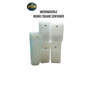 MIRCROWAVEBLE ROUND CONTAINER AND SQUARE CONTAINER /DISPOSABLE /TAKE AWAY/FOOD STORAGE