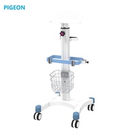 PIGEON Hospital Monitor Breathing Trolley Clinic Adaptation Monitor Trolley Bracket ECG Mobile Troll