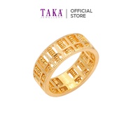 TAKA Jewellery 916 Gold Ring Eternity Abacus