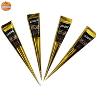 INTOOMY Henna Tattoo Cream, Temporary Easy-To-Use Henna Paste Cone, Henna Tattoo Cream Black Brown S