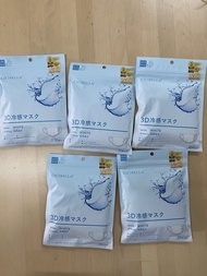 日本🇯🇵 CICIBELLA 3D 冷感口罩 白色/灰色 冷感 夏天 😎 立體  口罩 mask masks