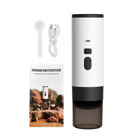 【A26P】Portable Espresso Coffee Machine Compatible With Capsule & Powder Compatible With Capsule