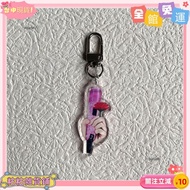 Sticky Department Store BTS Microphone Peripheral Acrylic Keychain ARMY Key Ring Pendant Mobile Phon