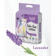BELIF Tofu Cat Litter Lavender 2.8kg / Pasir Kucing Tofu
