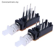 CON 10Pcs Push Switch A03-03 A04 A05 Key Switch PS42F42 Power Switch Lock No Lock 6Pin MY