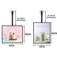 LDE light box menu board hanging Menu board display led coffee shop for restaurant menu board