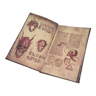 GO Auto-Necronomicon Dead Necronomicon Book of the Dead Spellbook Leather Hardcover Necronomicon Jou