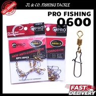 PRO FISHING Q600 COPPER ROLLING SWIVEL WITH 304 S.STEEL NICE SNAP