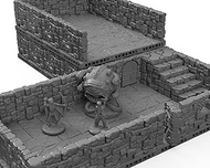 Dungeon Tile Starter Set DND Terrain for Dungeons and Dragons Terrain, D&D, Pathfinder, Warhammer 40