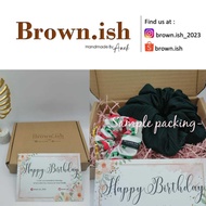 Packing - Present/Gift Box - Box Size : 20.5 x 14.5 x 4.5(cm) - come with Birthday Card / Bestie Card