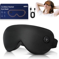 Heated Eye Mask - Warm Eye Compresses for Dry Eyes & Stye Relief - Graphene Washable Sleep Mask with