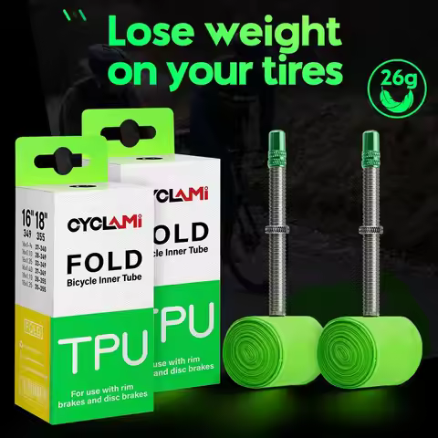 CYCLAMI TPU Folding Bike Inner Tube FV 60mm 20" 406 451 16" 349 18" 355 0.9 1/1-8 1-3/8 1.35 1.5 1.4