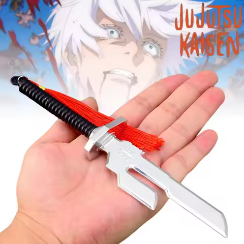 20cm Jujutsu Kaisen Katana Metal Fushiguro Toji Sword Ninja Knife Real Japanese Yuta Katana Iron Sam
