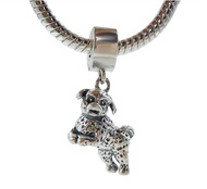 Bichon Frise Poodle Dog 925 Sterling Silver Dangle Pendant X Charm Bead For Pandora & Similar Charm 