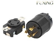 Eelhoe】 L14 NEMA 30P ปลั๊กตัวผู้และ L14 30R ตัวเมียเชื่อถือได้30A 125 250V [สินค้าใหม่ขายดี]