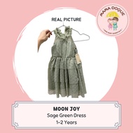 Moon Joy Aphrodite Dress - Sage Green 1-2 Years Sage Children's Party Dress/