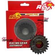 RED LEO RACING GEAR LC135 4S GEAR 4 21T Y15ZR GEAR 5 22T 100% ORIGINAL REDLEO ESR MOTOR GEAR BOX RED