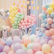 ️ Macaron Balloon Full Size Round Thickened Latex Balloon Birthday Balloon Decoration Arrangement We